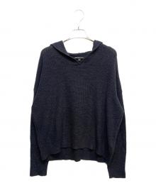 JAMES PERSE（ジェームスパース）の古着「ニットパーカー」｜グレー