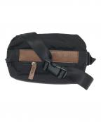 土屋鞄ツチヤカバン）の古着「CORDURAR ECO スモールクロスボディバッグ」｜ブラック