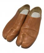 Maison Margielaメゾンマルジェラ）の古着「レザー足袋シューズ」｜ブラウン