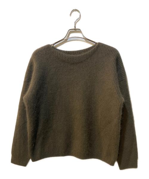 SLOBE IENA（スローブ イエナ）SLOBE IENA (スローブ イエナ) フラッフィーアンゴラ混プルオーバー ブラウン サイズ:Freeの古着・服飾アイテム