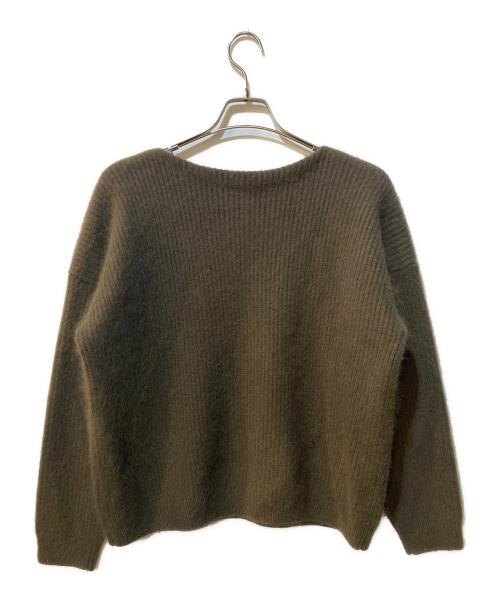 SLOBE IENA（スローブ イエナ）SLOBE IENA (スローブ イエナ) フラッフィーアンゴラ混プルオーバー ブラウン サイズ:Freeの古着・服飾アイテム