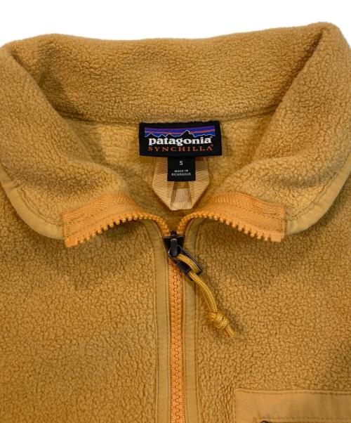 Patagonia SYNCHILLA（パタゴニア シンチラ）Patagonia SYNCHILLA (パタゴニア シンチラ) フリースジャケット オレンジ サイズ:Sの古着・服飾アイテム