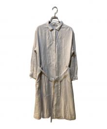 COMMUNE WORKS（コミューン ワークス）の古着「シャツワンピース」｜グレー