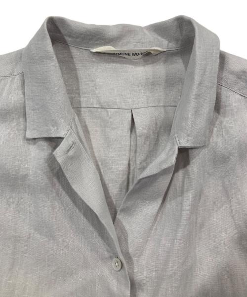 COMMUNE WORKS（コミューン ワークス）COMMUNE WORKS (コミューン ワークス) シャツワンピース グレー サイズ:Freeの古着・服飾アイテム