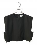 HYKEハイク）の古着「P/R STRETCH CROPPED TOP」｜ブラック