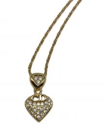 Christian Dior（クリスチャン ディオール）の古着「CDロゴネックレス」｜ゴールド