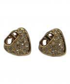 Christian Diorクリスチャン ディオール）の古着「CDロゴピアス」｜ゴールド