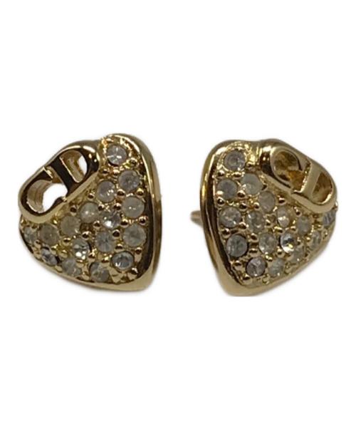 Christian Dior（クリスチャン ディオール）Christian Dior (クリスチャン ディオール) CDロゴピアス ゴールドの古着・服飾アイテム