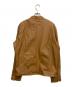 RHENIUM (レニウム) ラムレザージャケット ベージュ サイズ:46：5000円