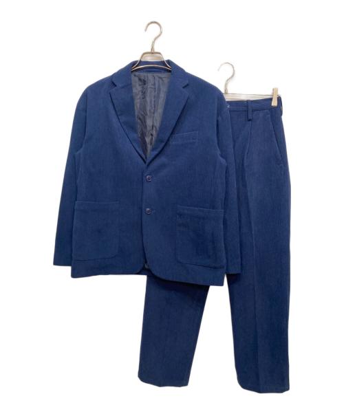 coen（コーエン）coen (コーエン) ルーズシルエットコーデュロイセットアップ ネイビー サイズ:Freeの古着・服飾アイテム