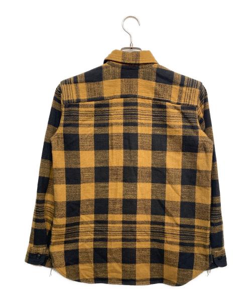 Trophy Clothing（トロフィークロージング）Trophy Clothing (トロフィークロージング) ヘビー チェック ネルシャツ イエロー×ブラック サイズ:14の古着・服飾アイテム