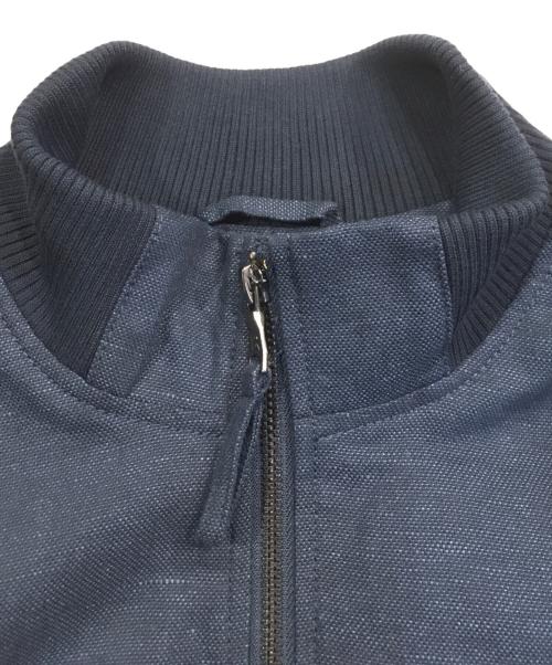 BANANA REPUBLIC（バナナリパブリック）BANANA REPUBLIC (バナナリパブリック) LINEN BOMBER JACKET ネイビー サイズ:M 未使用品の古着・服飾アイテム