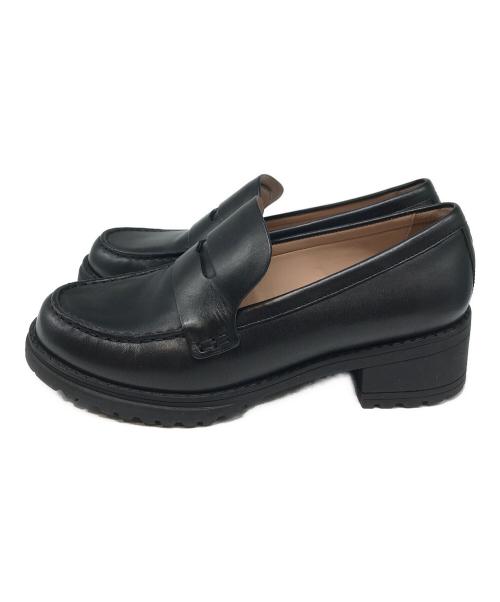 COLE HAAN（コールハーン）COLE HAAN (コールハーン) カメア ラグ スリッポン ローファー ブラック サイズ:6.5の古着・服飾アイテム