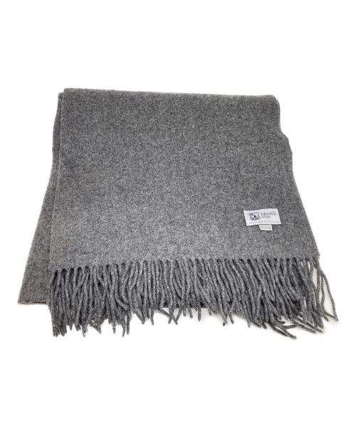 JOHNSTONS OF ELGIN（ジョンストンズオブエルガン）JOHNSTONS OF ELGIN (ジョンストンズオブエルガン) カシミヤ100％大判ストール グレー サイズ:不明の古着・服飾アイテム