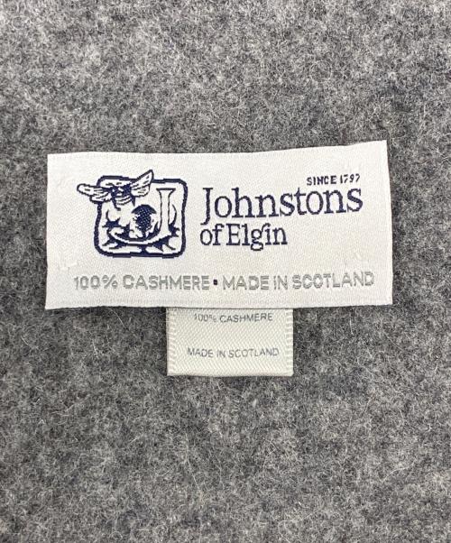 JOHNSTONS OF ELGIN（ジョンストンズオブエルガン）JOHNSTONS OF ELGIN (ジョンストンズオブエルガン) カシミヤ100％大判ストール グレー サイズ:不明の古着・服飾アイテム