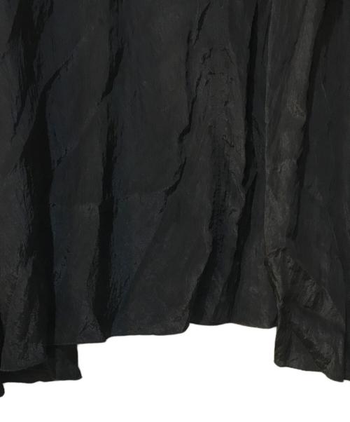 JILL STUART（ジルスチュアート）JILL STUART (ジルスチュアート) アシンメトリーラッフルワンピース ブラック サイズ:4の古着・服飾アイテム