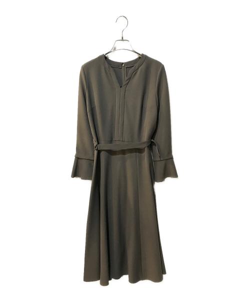 ANAYI（アナイ）ANAYI (アナイ) ブラウスワンピース ブラウン サイズ:38の古着・服飾アイテム