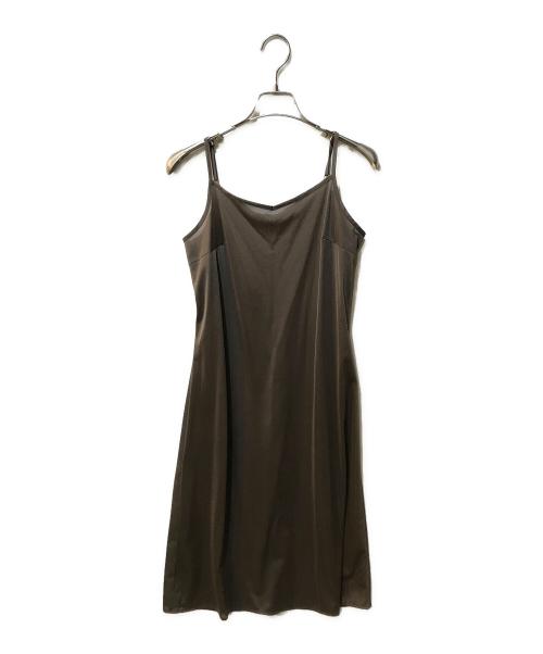 ANAYI（アナイ）ANAYI (アナイ) ブラウスワンピース ブラウン サイズ:38の古着・服飾アイテム