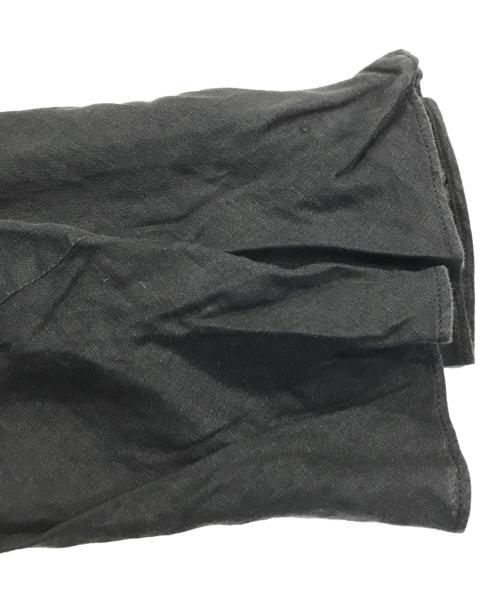 D-due（ディ・ドゥエ）D-due (ディ・ドゥエ) リネンワンピース ブラック サイズ:38の古着・服飾アイテム