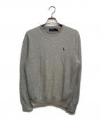 POLO RALPH LAURENポロ・ラルフローレン）の古着「クルーネックニット」｜グレー