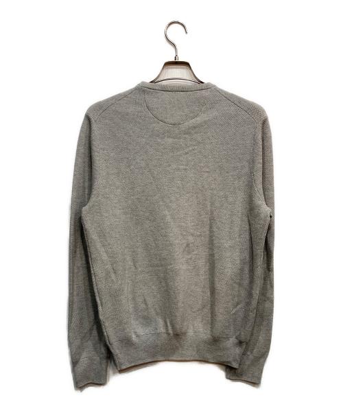 POLO RALPH LAUREN（ポロ・ラルフローレン）POLO RALPH LAUREN (ポロ・ラルフローレン) クルーネックニット グレー サイズ:Mの古着・服飾アイテム