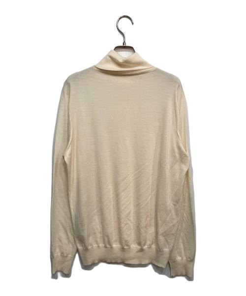 TOMORROW LAND tricot（トゥモローランド トリコ）TOMORROW LAND tricot (トゥモローランド トリコ) スーパーファインメリノウール タートルネックニット ベージュ サイズ:Mの古着・服飾アイテム