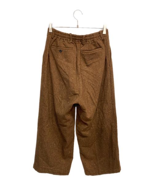 MAISON SPECIAL（メゾンスペシャル）MAISON SPECIAL (メゾンスペシャル) Two-Tuck Wide Pants ブラウン サイズ:1の古着・服飾アイテム
