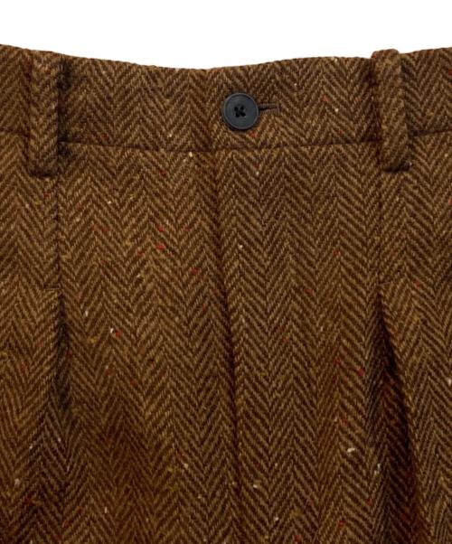 MAISON SPECIAL（メゾンスペシャル）MAISON SPECIAL (メゾンスペシャル) Two-Tuck Wide Pants ブラウン サイズ:1の古着・服飾アイテム