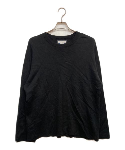 MAISON SPECIAL（メゾンスペシャル）MAISON SPECIAL (メゾンスペシャル) 14G Milan Ribs Prime-Over Crew Neck Knit Pullover ブラック サイズ:2の古着・服飾アイテム