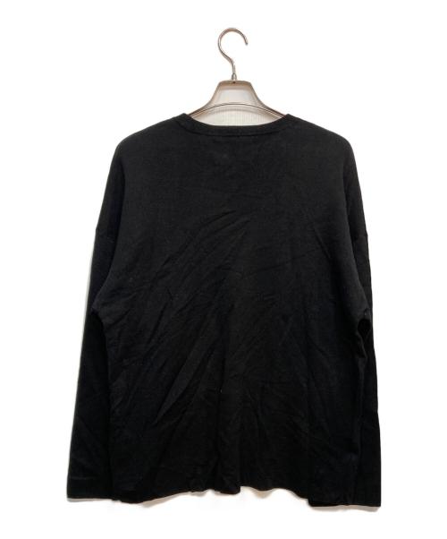 MAISON SPECIAL（メゾンスペシャル）MAISON SPECIAL (メゾンスペシャル) 14G Milan Ribs Prime-Over Crew Neck Knit Pullover ブラック サイズ:2の古着・服飾アイテム
