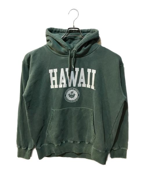 AP STUDIO（エーピーストゥディオ）AP STUDIO (エーピーストゥディオ) GOOD ROCK SPEED (グッドロックスピード) カレッジ フーデッド プルオーバー グリーン サイズ:Free 未使用品の古着・服飾アイテム