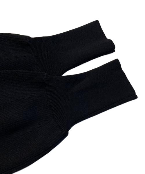 FRAY ID（フレイ アイディー）FRAY ID (フレイ アイディー) スクエアー ネック コンビ ワンピース ブラック サイズ:Freeの古着・服飾アイテム