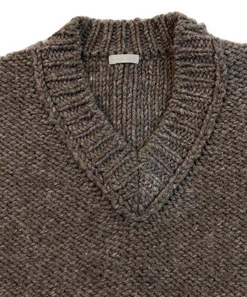 COMM ARCH（コム・アーチ）COMM ARCH (コム・アーチ) ハンドフレームドチャンキーベスト ブラウン サイズ:不明の古着・服飾アイテム