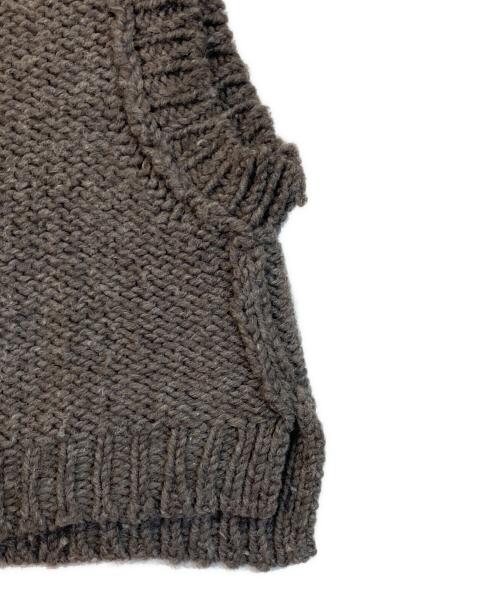 COMM ARCH（コム・アーチ）COMM ARCH (コム・アーチ) ハンドフレームドチャンキーベスト ブラウン サイズ:不明の古着・服飾アイテム