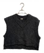 COMM ARCHコム・アーチ）の古着「ハンドフレームドチャンキーベスト」｜グレー