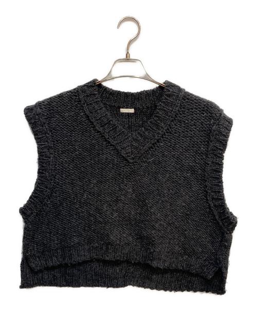 COMM ARCH（コム・アーチ）COMM ARCH (コム・アーチ) ハンドフレームドチャンキーベスト グレー サイズ:不明の古着・服飾アイテム