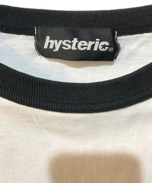 Hysteric Glamour（ヒステリックグラマー）Hysteric Glamour (ヒステリックグラマー) ROCK ラグランカットソー ブラック サイズ:Freeの古着・服飾アイテム