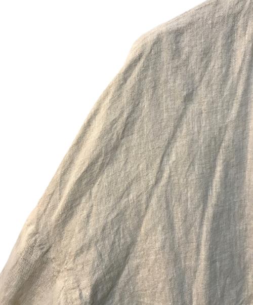 BEARDSLEY（ビアズリー）BEARDSLEY (ビアズリー) 袖ぷっくりリネンジャケット ベージュ サイズ:Freeの古着・服飾アイテム