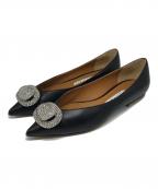 Pippichicピッピシック）の古着「JWL フラットシューズ」｜ブラック