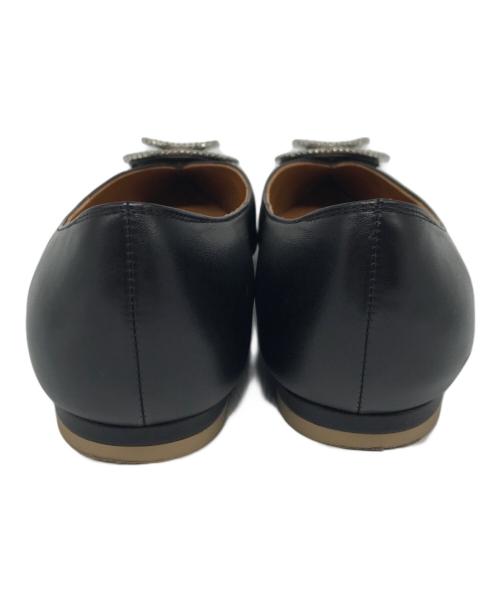 Pippichic（ピッピシック）Pippichic (ピッピシック) JWL フラットシューズ ブラック サイズ:36の古着・服飾アイテム