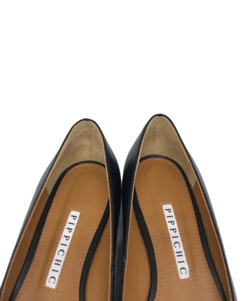 Pippichic（ピッピシック）Pippichic (ピッピシック) JWL フラットシューズ ブラック サイズ:36の古着・服飾アイテム