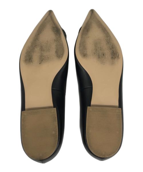 Pippichic（ピッピシック）Pippichic (ピッピシック) JWL フラットシューズ ブラック サイズ:36の古着・服飾アイテム