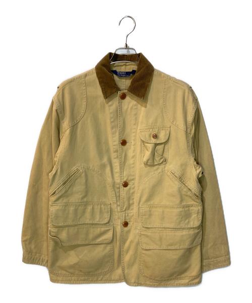 POLO RALPH LAUREN（ポロ・ラルフローレン）POLO RALPH LAUREN (ポロ・ラルフローレン) ハンティングジャケット ベージュ×ブラック サイズ:Sの古着・服飾アイテム