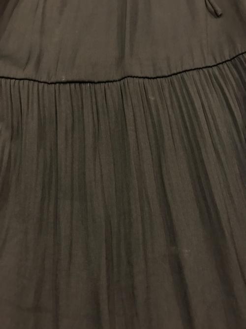 COCODEAL（ココディール）COCODEAL (ココディール) プリーツティアードフリルワンピース ブラック サイズ:2の古着・服飾アイテム