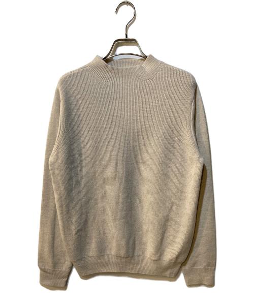 BEAUTY&YOUTH UNITED ARROWS（ビューティーアンドユースユナイテッドアローズ）BEAUTY&YOUTH UNITED ARROWS (ビューティーアンドユースユナイテッドアローズ) ウールカシミヤボトルネックニット ベージュ サイズ:Free 未使用品の古着・服飾アイテム