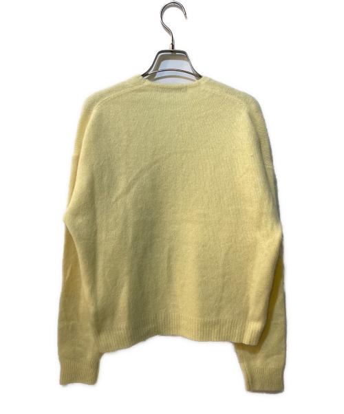 VICKY（ビッキー）VICKY (ビッキー) ヘアリーVネックニット イエロー サイズ:M 未使用品の古着・服飾アイテム