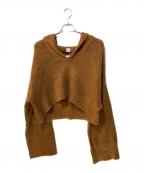 ELINエリン）の古着「Mohair sailor po」｜ブラウン