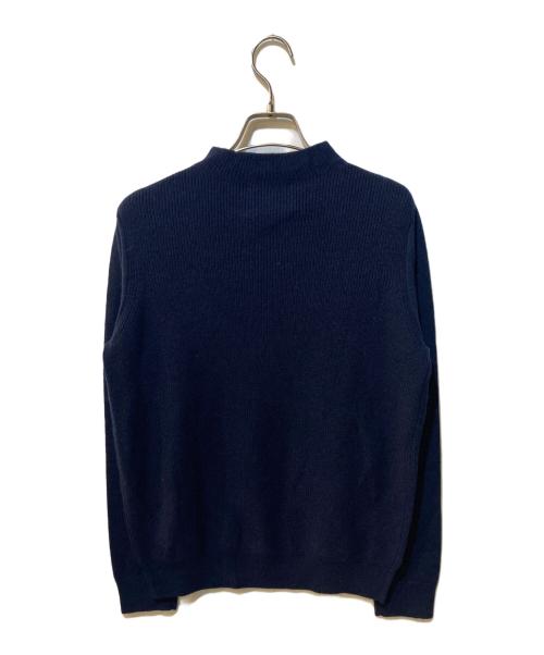 UNITED ARROWS（ユナイテッドアローズ）UNITED ARROWS (ユナイテッドアローズ) ウールカシミヤボトルネックニット ネイビー サイズ:Free 未使用品の古着・服飾アイテム