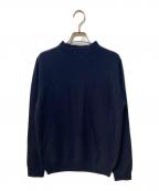 UNITED ARROWSユナイテッドアローズ）の古着「ウールカシミヤボトルネックニット」｜ネイビー