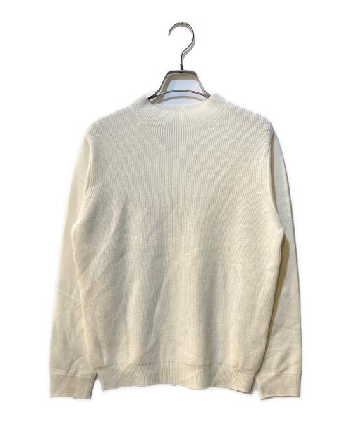 UNITED ARROWS（ユナイテッドアローズ）UNITED ARROWS (ユナイテッドアローズ) ウールカシミヤボトルネックニット アイボリー サイズ:Free 未使用品の古着・服飾アイテム